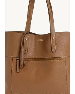 Cabas Charlie Brandy Cuir Vachette