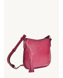 Sac Mini Celia Bandoulière Fushia Cuir Vachette