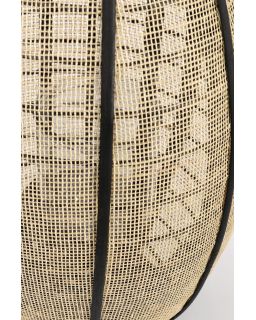 Lanterne Hamir Ov Noir, Taille Ø37X69Hcm