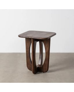 Petit Table Marron Bois De Manguier 45 X 45 X 55 Cm