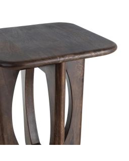 Petit Table Marron Bois De Manguier 45 X 45 X 55 Cm