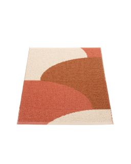 Tapis Hill Brick Rust Cream 70X90