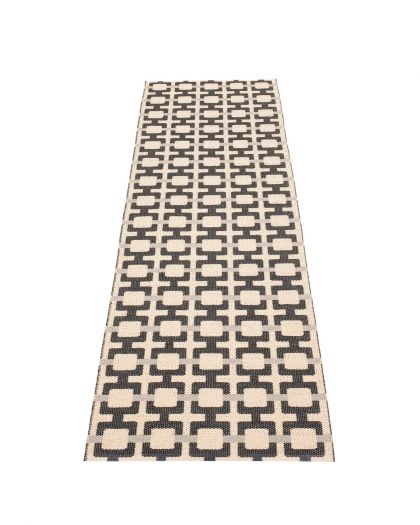 Tapis Tom Black Cream Warm Grey 70X180CM
