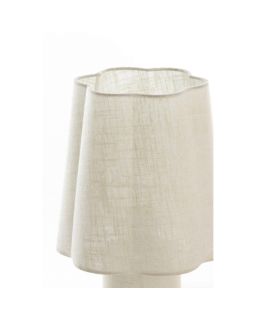 Lampe de Table Ø25x50 cm Musaby Lin Naturel