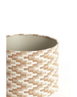 Abat-Jour Cylindre Ø25x18 cm Jinx Brun