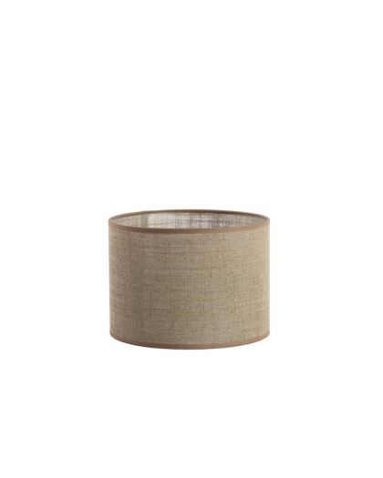 Abat-Jour Cylindre Ø25x18 cm Caden Beige