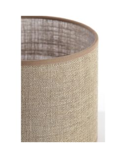 Abat-Jour Cylindre Ø25x18 cm Caden Beige