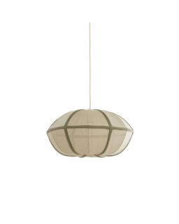 Suspension Ø49x25 cm Mirelys Naturel+Vert Olive