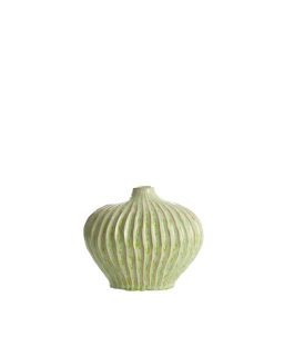 Vase Deco 25x14x20 cm Lorito Ceramique Vert Menthe