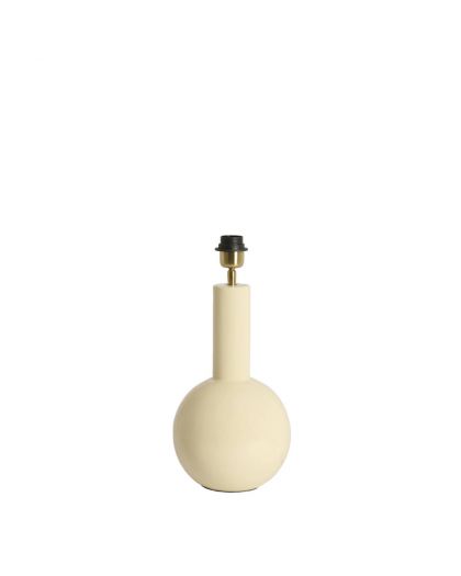 Pied de Lampe Ø19,5x38,5 cm Benao Creme Brillant