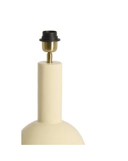 Pied de Lampe Ø19,5x38,5 cm Benao Creme Brillant