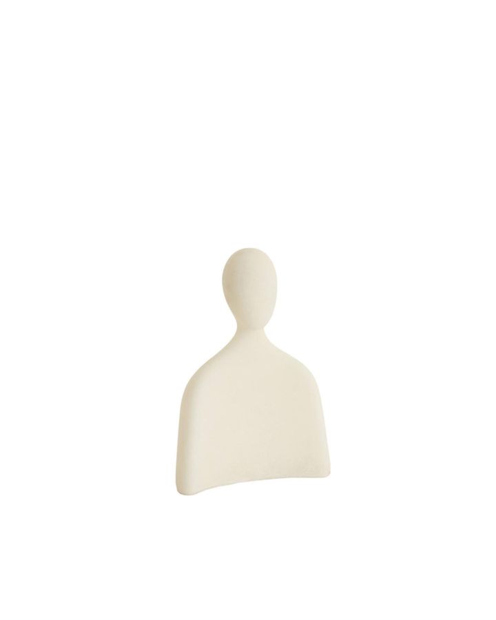 Ornement 15x6,5x21,5 cm Tete Creme