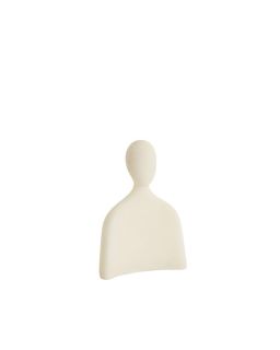 Ornement 15x6,5x21,5 cm Tete Creme
