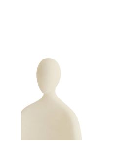 Ornement 15x6,5x21,5 cm Tete Creme