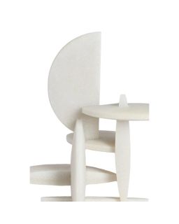 Ornement 27,5x21x34 cm Giselle Creme