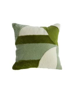 Coussin 45x45 cm Tofna Vert et Blanc