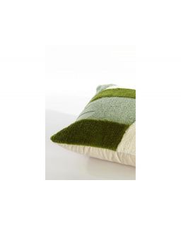Coussin 45x45 cm Tofna Vert et Blanc