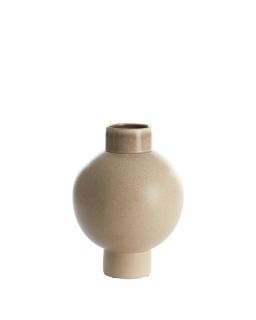 Vase Deco Ø28x38 cm Zelata Ceramique Sable