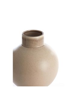 Vase Deco Ø28x38 cm Zelata Ceramique Sable