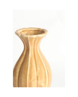 Vase Deco Ø8,5x15,5 cm Shirel Ceramique Orange