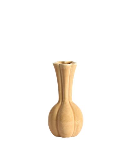 Vase Deco Ø8x17 cm Sydell Ceramique Orange