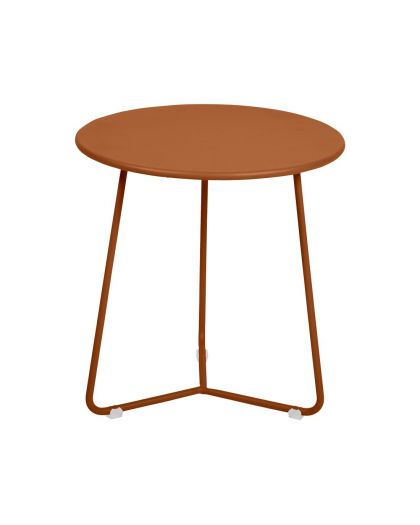 Cocotte Table Appoint Tabouret Orange Confite