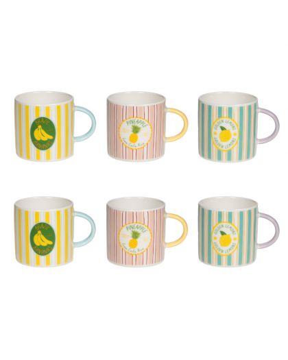 Coffret 6 Tasses 18Cl Baya
