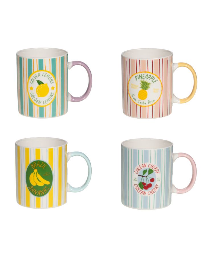 Coffret 4 Mugs 32Cl Baya