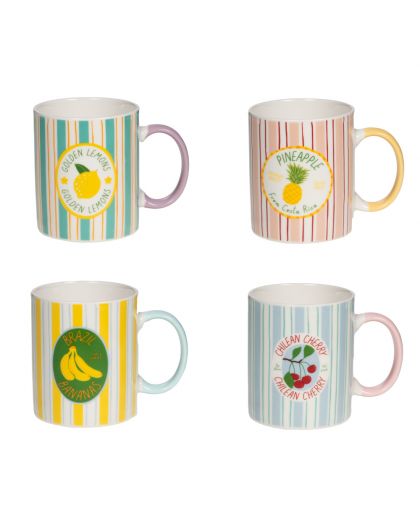 Coffret 4 Mugs 32Cl Baya