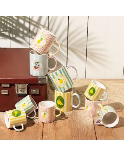 Coffret 4 Mugs 32Cl Baya
