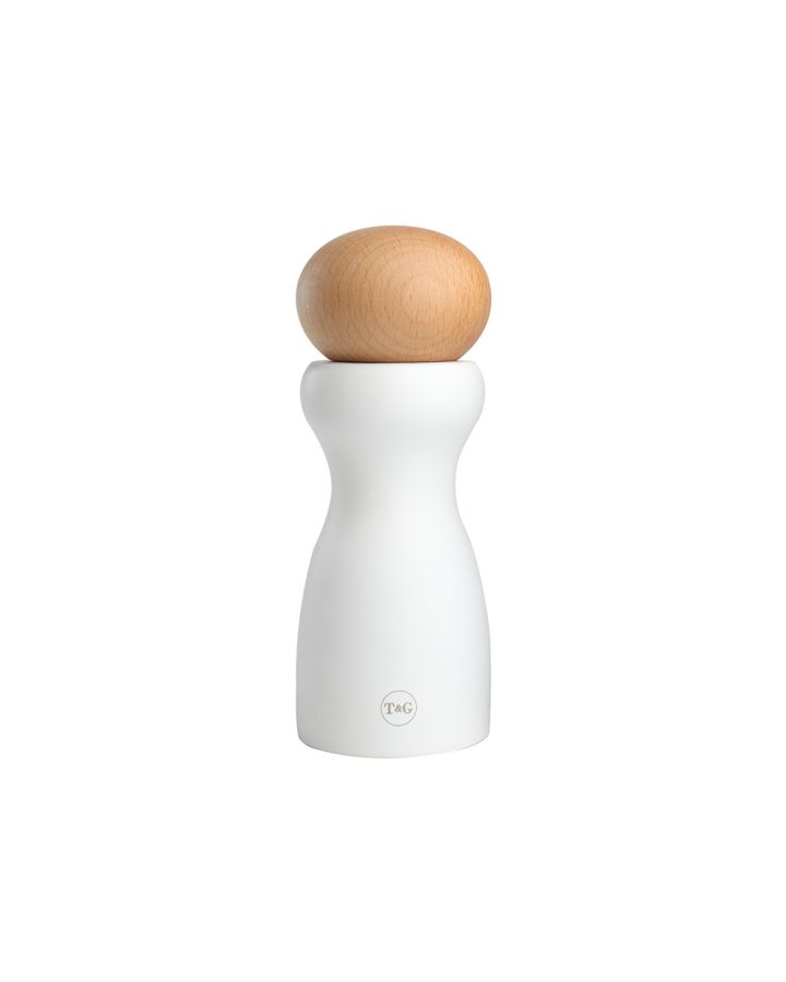 Moulin Sel Sphere Blanche H15Cm