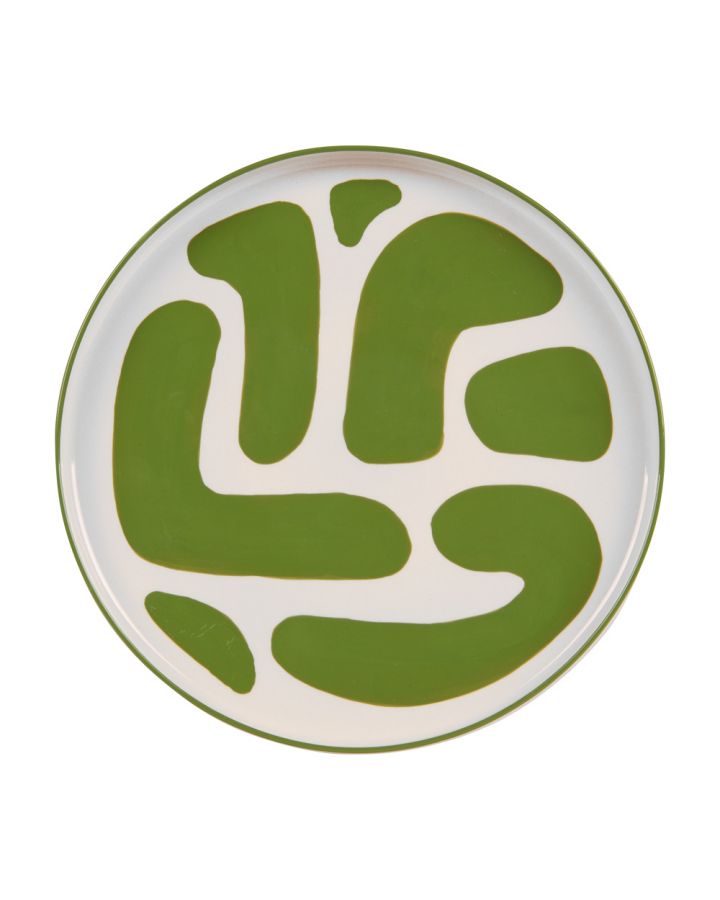 Plat Rond Ø28Cm Lulli Vert