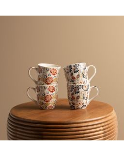 Coffret 4 Tasses Ornella 23Cl