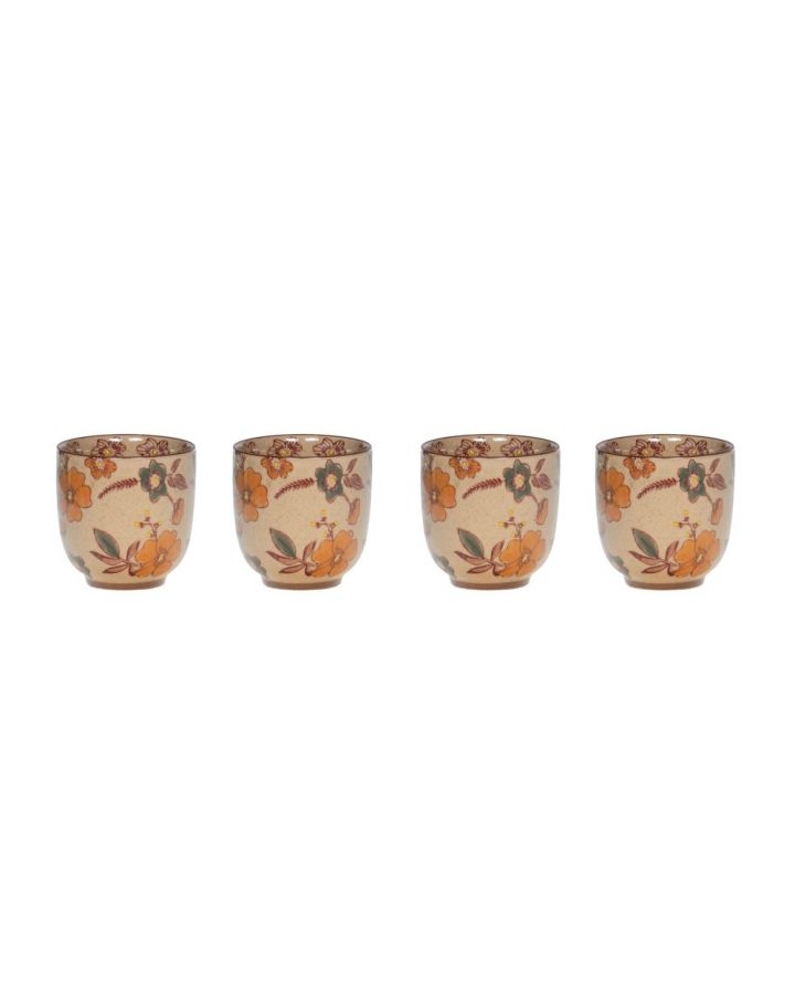 Coffret 4 Gobelets Aveline H7 Cm
