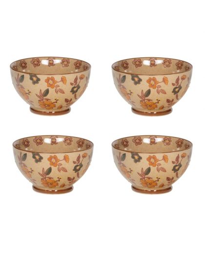 Coffret 4 Bols Aveline Ø14Cm