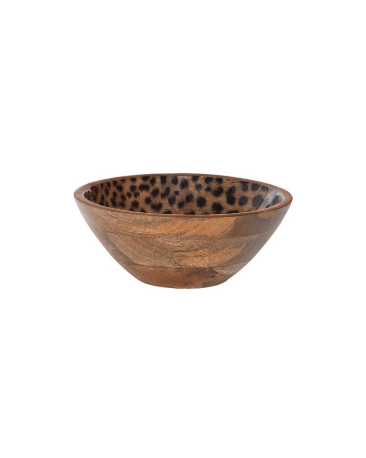 Coupelle Léopard, Ø18 Øh7 Cm