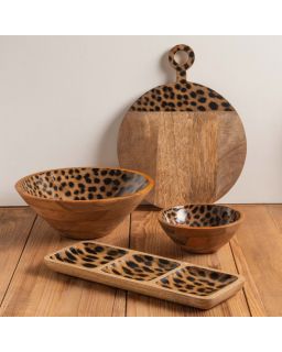 Coupelle Léopard, Ø18 Øh7 Cm