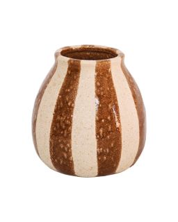 Vase Terrano Marron 14X13,5 Cm