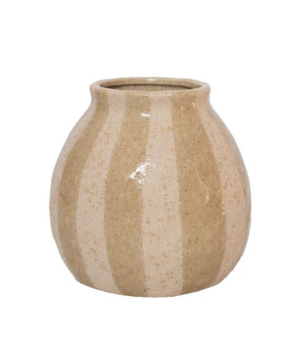 Vase Terrano Beige 18X17,5 Cm