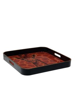 Plateau Carré Safari Assorti 35 Cm