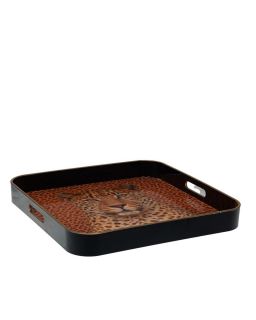 Plateau Carré Safari Assorti 35 Cm