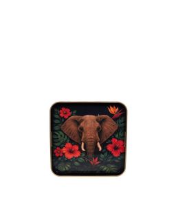 Plateau Carré Tropica Assorti 35 Cm