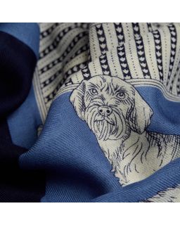 Etole 70 Les Cheris 100% Laine Bleu