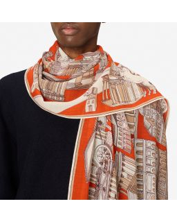 Etole 55 Roma 85% Laine 7,5% Cachemire 7,5% Soie Orange