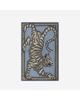 Plaid 130 Mantra 100% Coton Bleu