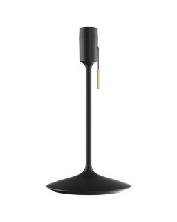 Pied Lampadaire De Table Droit Noir Champagne