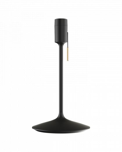 Pied Lampadaire De Table Droit Noir Champagne