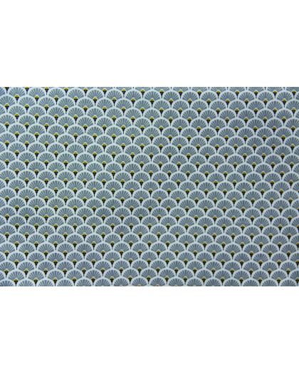 Nappe Plastifiee Eventail Gris 150X300