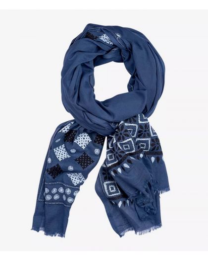 Etole Rita Marine Coton Broderie