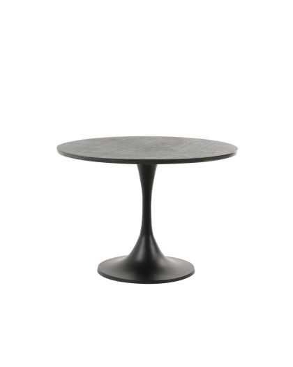 Table D'Appoint Ø61X41 Cm Rickerd Noir Antique